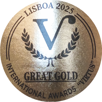 Medalla Great Gold — International Virtus Awards Lisboa 2025